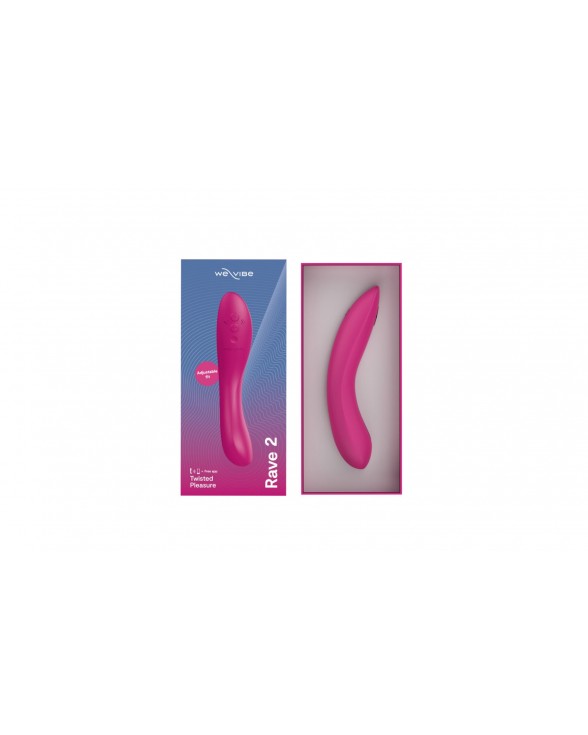 Смарт-вібратор для точки G We-Vibe Rave 2 Twisted Pleasure Pink - 6