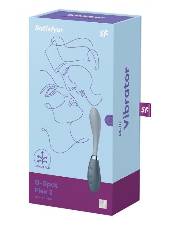 Вибратор для точки G Satisfyer G-Spot Flex 3 Grey - 5