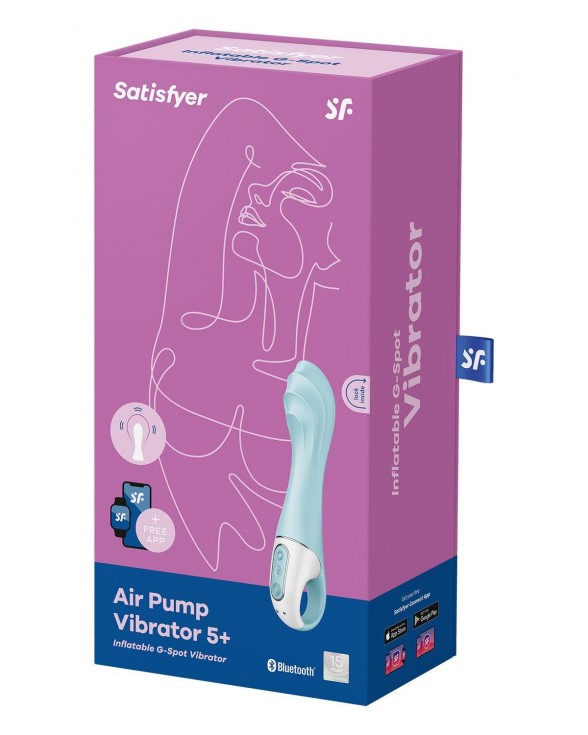 Смарт-вібратор точки G Satisfyer Air Pump Vibrator 5+, надувається - 7