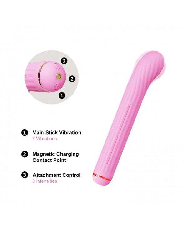 Вібратор Otouch Magic Stick S1 Plus - Pink - 6