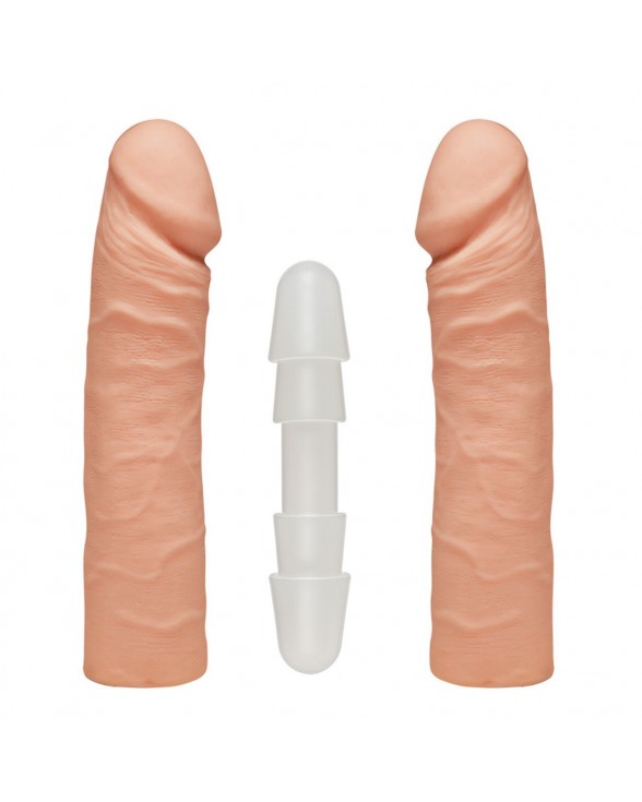 Фалоімітатор подвійний Doc Johnson The D - Double D - 16 Inch - ULTRASKYN