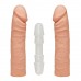 Фалоімітатор подвійний Doc Johnson The D - Double D - 16 Inch - ULTRASKYN