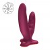 Подвійний фалоімітатор Fun Factory RYDE Wine Red, гнучкі стовбури - 2