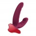 Подвійний фалоімітатор Fun Factory RYDE Wine Red, гнучкі стовбури - 1