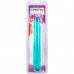 Фалоімітатор двосторонній Doc Johnson Crystal Jellies 12" Jr. Double Dong Teal - 1