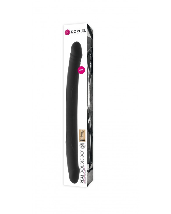 Фалоімітатор двосторонній Dorcel Real Double Do Black - 1