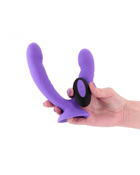 Двойной дилдо с вибрацией NS Novelties INYA - Duet - Purple - 1