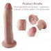 Фалоімітатор 10.2″ з вібрацією для секс-машин Hismith Silicone Dildo with Vibe, KlicLok, пульт ДК - 2