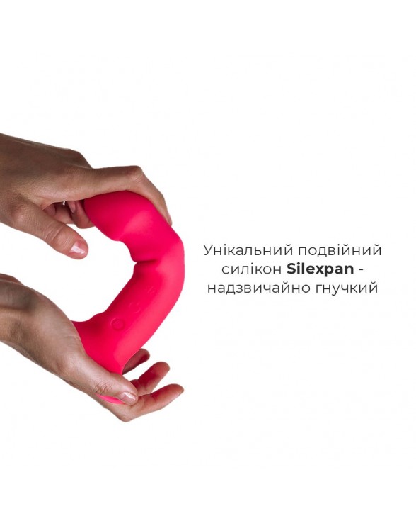Двошаровий ділдо з вібрацією Adrien Lastic Hitsens 2 Pink - 2
