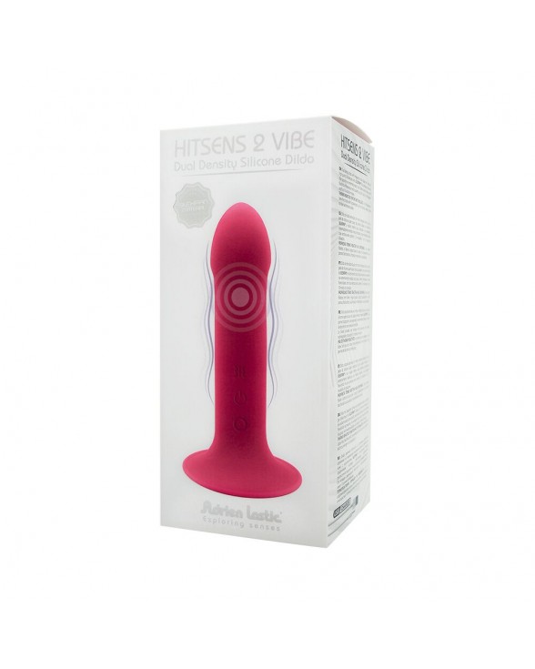 Двошаровий ділдо з вібрацією Adrien Lastic Hitsens 2 Pink - 5