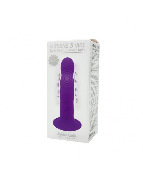 Двошаровий ділдо з вібрацією Adrien Lastic Hitsens 3 Purple - 5