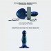 Дилдо с вибрацией Strap-On-Me FINGERING & VIBRATING DILDO - M - BLUE - 2