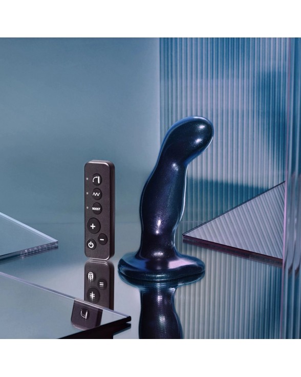 Дилдо с вибрацией Strap-On-Me FINGERING & VIBRATING DILDO - M - BLUE - 3