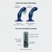 Дилдо с вибрацией Strap-On-Me FINGERING & VIBRATING DILDO - M - BLUE - 1