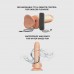 Фалоімітатор з вібрацією і ротацією Strap-On-Me Rotating & Vibrating Realistic Dildo - L - Vanilla - 2