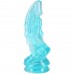 Фентезійний фалоімітатор Doc Johnson Crystal Jellies - Invader Dong 8.5 Inch - Teal - 1