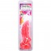 Фентезійний фалоімітатор Doc Johnson Crystal Jellies - Invader Dong 8.5 Inch - Pink - 4