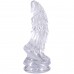 Фэнтезийный фаллоимитатор Doc Johnson Crystal Jellies - Invader Dong 8.5 Inch - Clear - 1