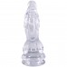 Фэнтезийный фаллоимитатор Doc Johnson Crystal Jellies - Invader Dong 8.5 Inch - Clear - 2