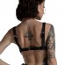 Ліф з натуральної шкіри Feral Feelings - Bikini Top Black - 2
