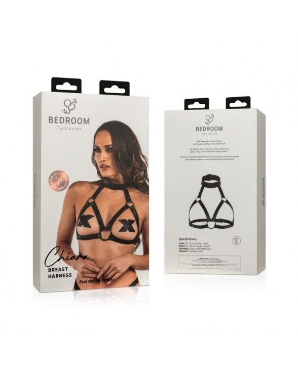 Портупея Bedroom Fantasies Chiara Breast Harness - Black - 3