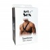 Чоловіча портупея Art of Sex - Spartacus, екошкіра, колір білий, розмір L-2XL - 2