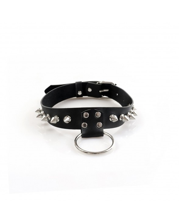 Чоловічий чокер з шипами Art of Sex - Stiles Leather and Spikes - 2