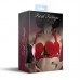 Лиф Сердце из натуральной кожи Feral Feelings - Hearts Bra Red - 3
