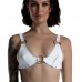 Лиф из натуральной кожи Feral Feelings - Bikini Top White - 1