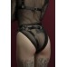 Гартеры Feral Feelings - Belt Briefs, трусики, натуральная кожа, цвет черный - 2