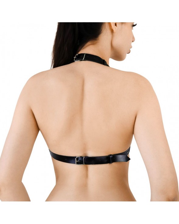 Портупея жіноча Art of Sex - Aiden Leather harness, Чорна XS-M - 2