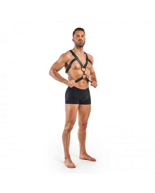 Портупея Bedroom Fantasies Rocco Masculine Masterpiece - Black - 4