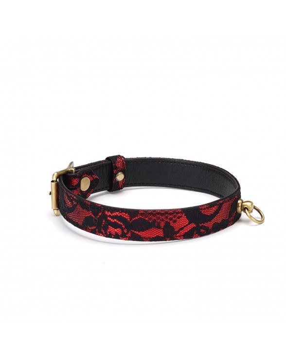Чокер з кільцем для повідця Liebe Seele Victorian Garden Choker - 1