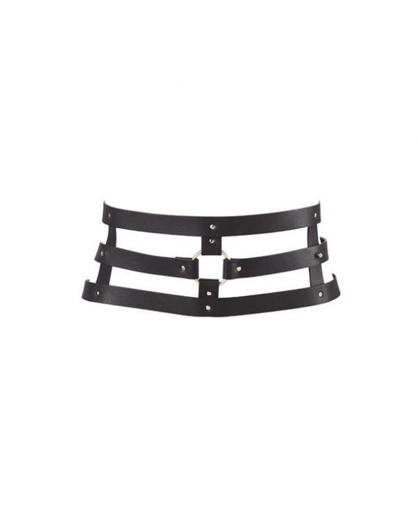 Портупея-пояс з трьох ременів Bijoux Indiscrets MAZE - Wide Belt and Restraints Black