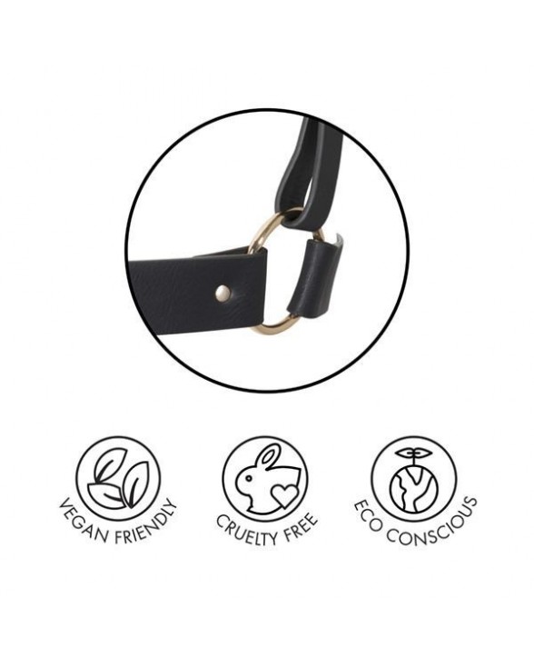 Портупея-пояс з трьох ременів Bijoux Indiscrets MAZE - Wide Belt and Restraints Black - 4