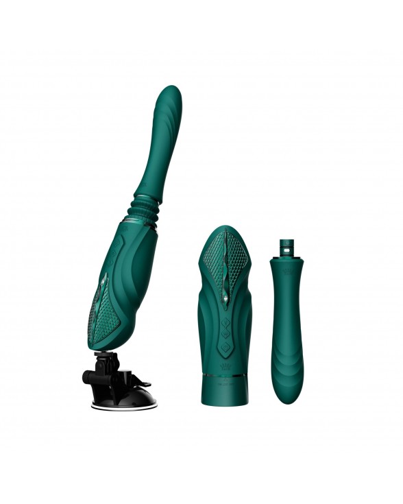 Компактная секс-машина Zalo - Sesh Turquoise Green