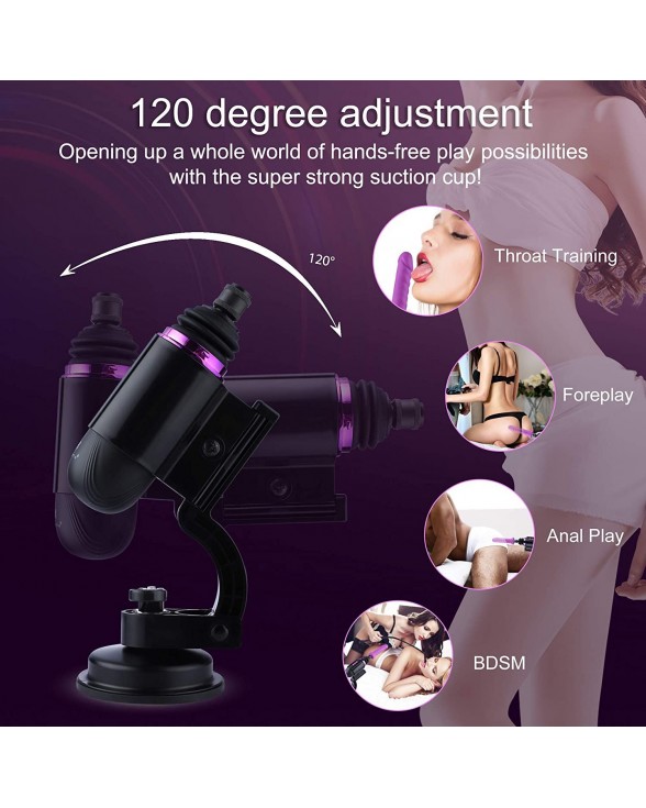 Міні секс-машина Hismith Mini Capsule Sex-Machine with Strong Suction Cup - 3