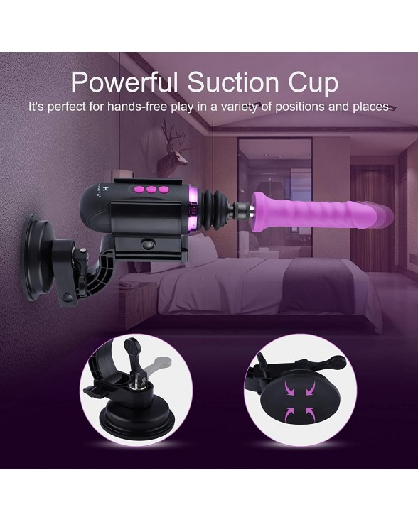 Міні секс-машина Hismith Mini Capsule Sex-Machine with Strong Suction Cup - 6