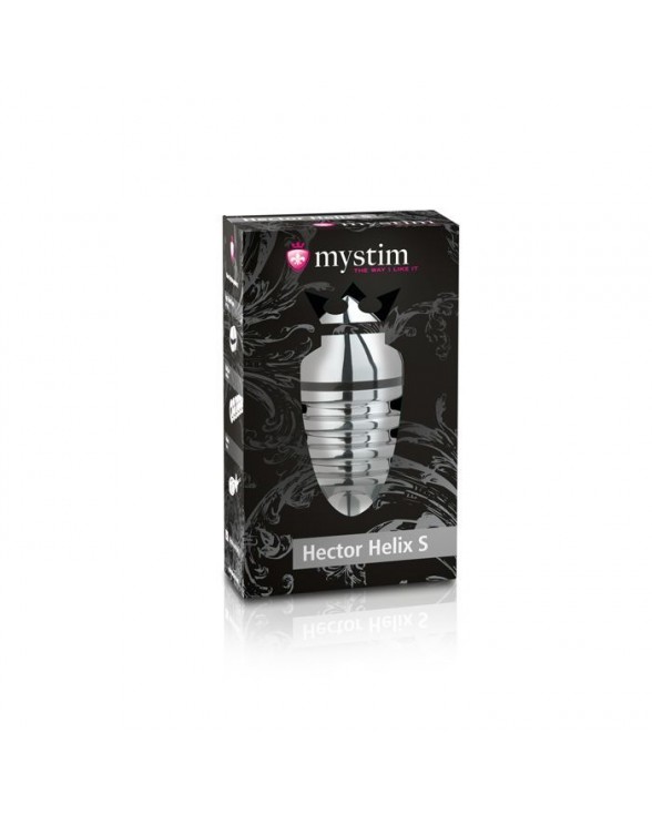 Металлическая анальная пробка Mystim Hector Helix S - 2