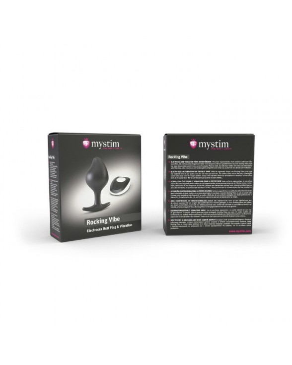 Силиконовая анальная пробка Mystim Rocking Vibe - 4