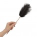 Щекоталка с металлическим флогером Rosy Gold - Feather Tickler & Whip - 7