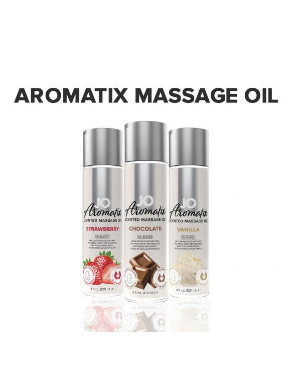 Натуральное массажное масло System JO Aromatix - Massage Oil - Chocolate 120 мл - 4
