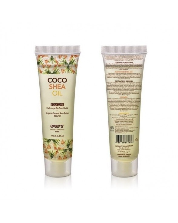 Органічна кокосова олія каріте (ши) для тіла EXSENS Coco Shea Oil 100 мл - 1
