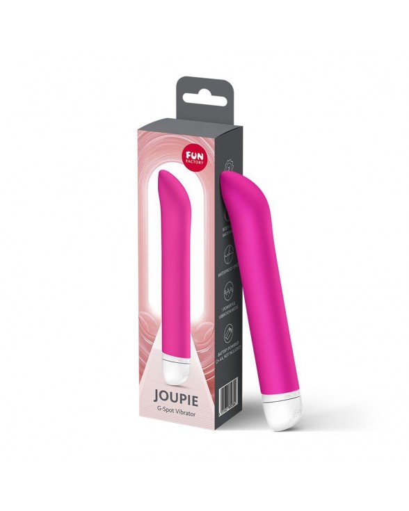 Вибратор для точки G Fun Factory JOUPIE Magenta, на батарейках - 3