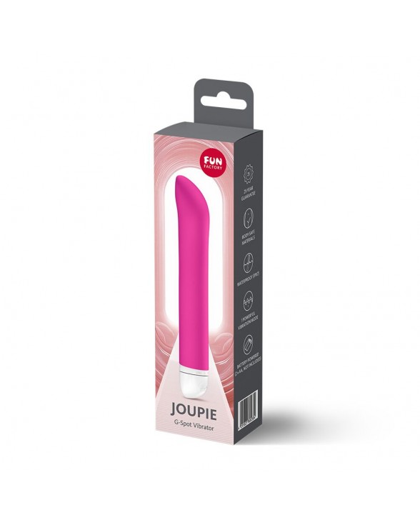 Вибратор для точки G Fun Factory JOUPIE Magenta, на батарейках - 4
