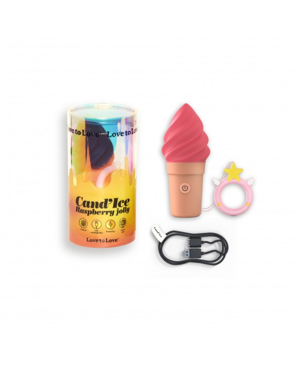 Вібратор-морозиво Love To Love CAND'ICE — RASPBERRY JOLLY - 4