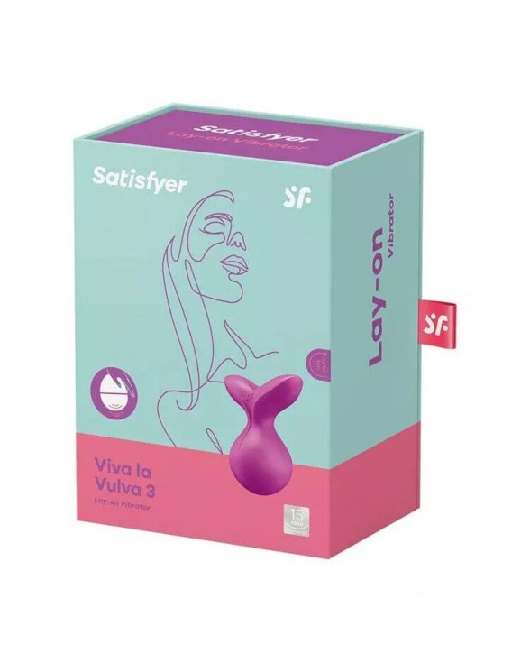 Мінівібромасажер Satisfyer Viva la Vulva 3 Violet - 4
