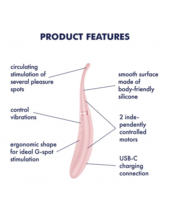 Вибратор Satisfyer Tip Tease Rose - 5