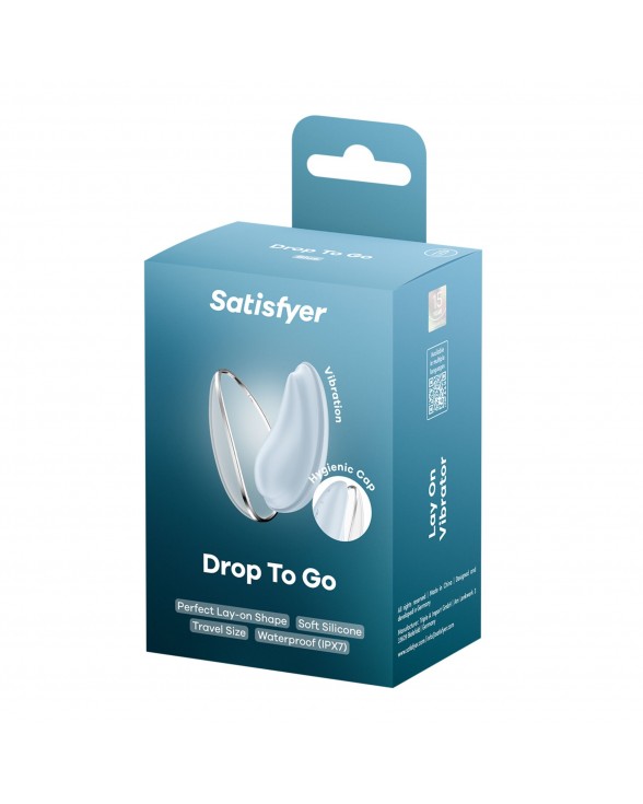 Вібратор Satisfyer Drop To Go Blue - 7