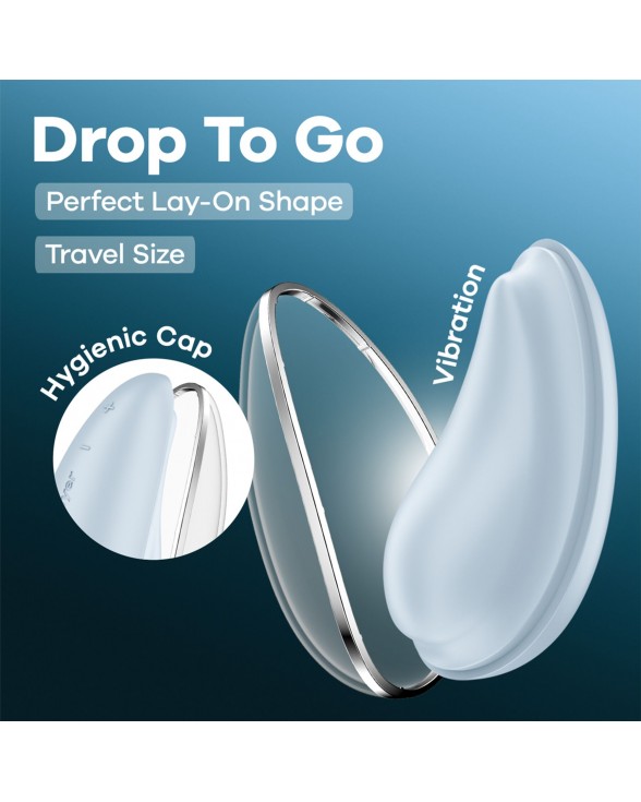 Вібратор Satisfyer Drop To Go Blue - 8
